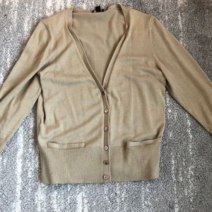 Tan cardigan